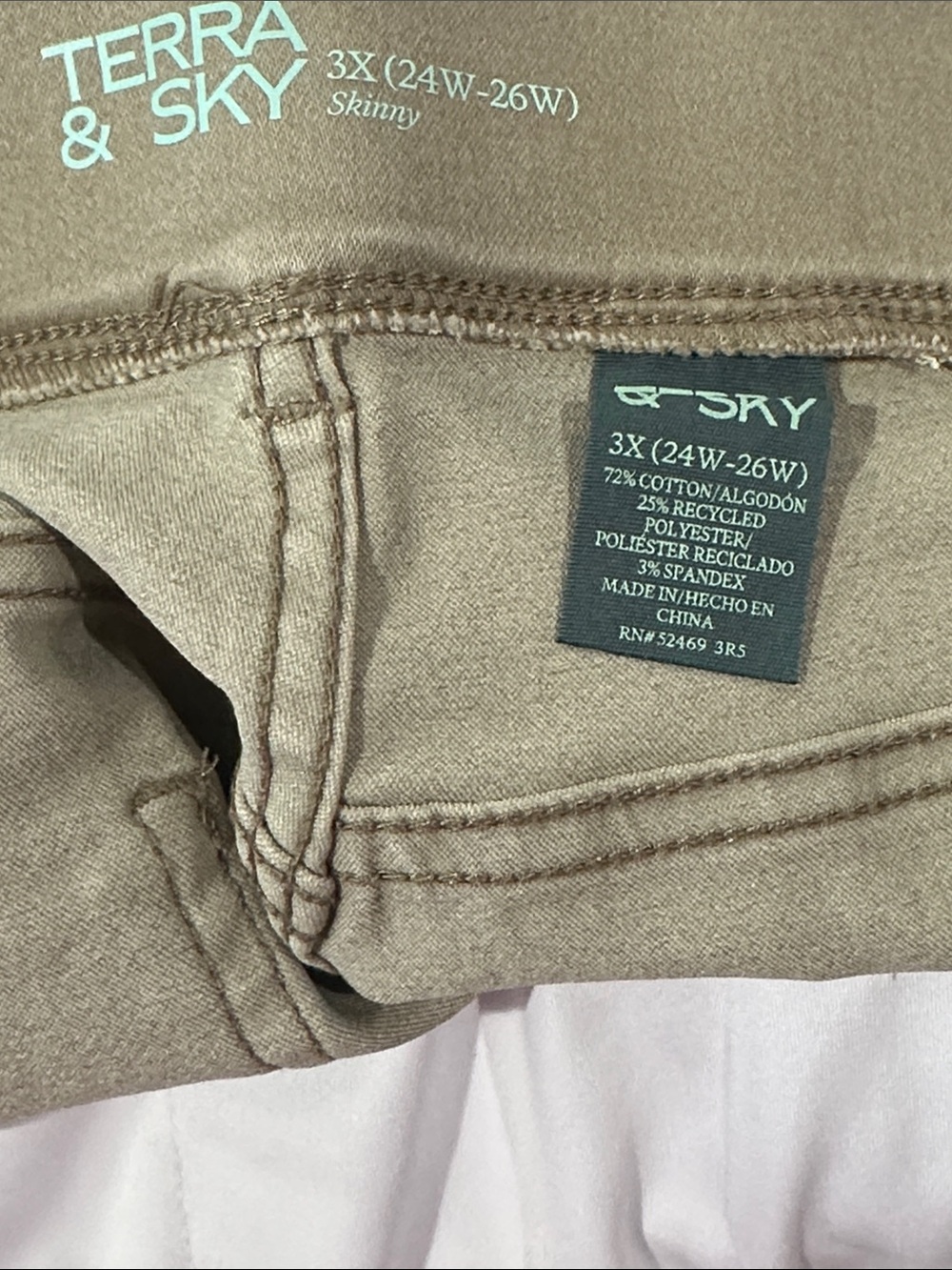 Women's Plus Size Pull On High Rise Skinny Leggings Size 3X - Picture 8 of 8